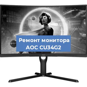 Замена разъема HDMI на мониторе AOC CU34G2 в Перми